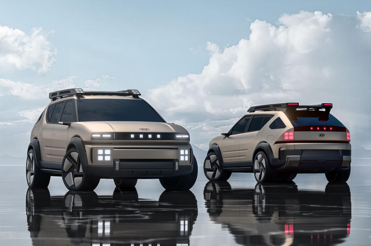 Hyundai Initium concept front rear Hyundai Initium concept front rear