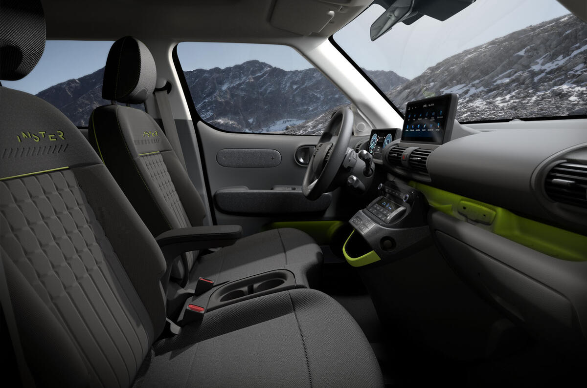 Hyundai Inster Cross interior Hyundai Inster Cross interior