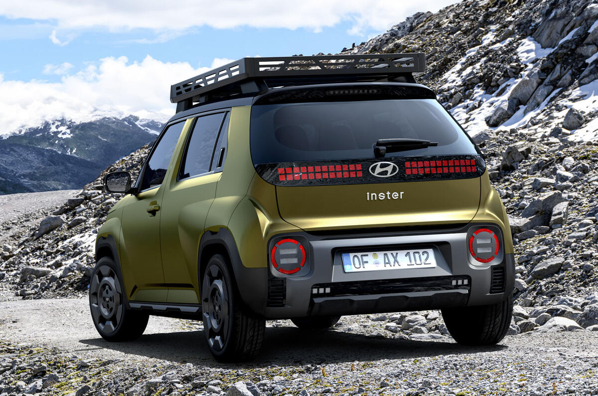 Hyundai Inster Cross rear Hyundai Inster Cross rear