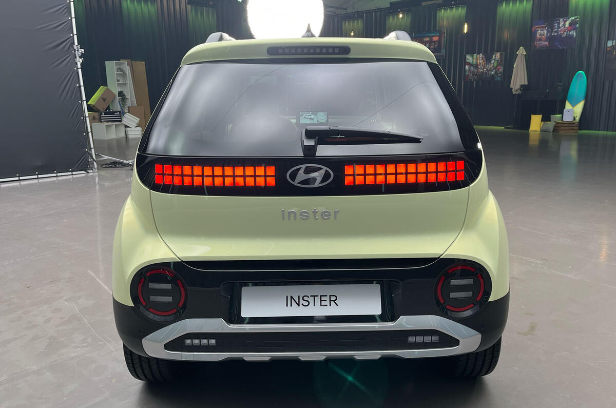 Hyundai Inster rear Hyundai Inster rear