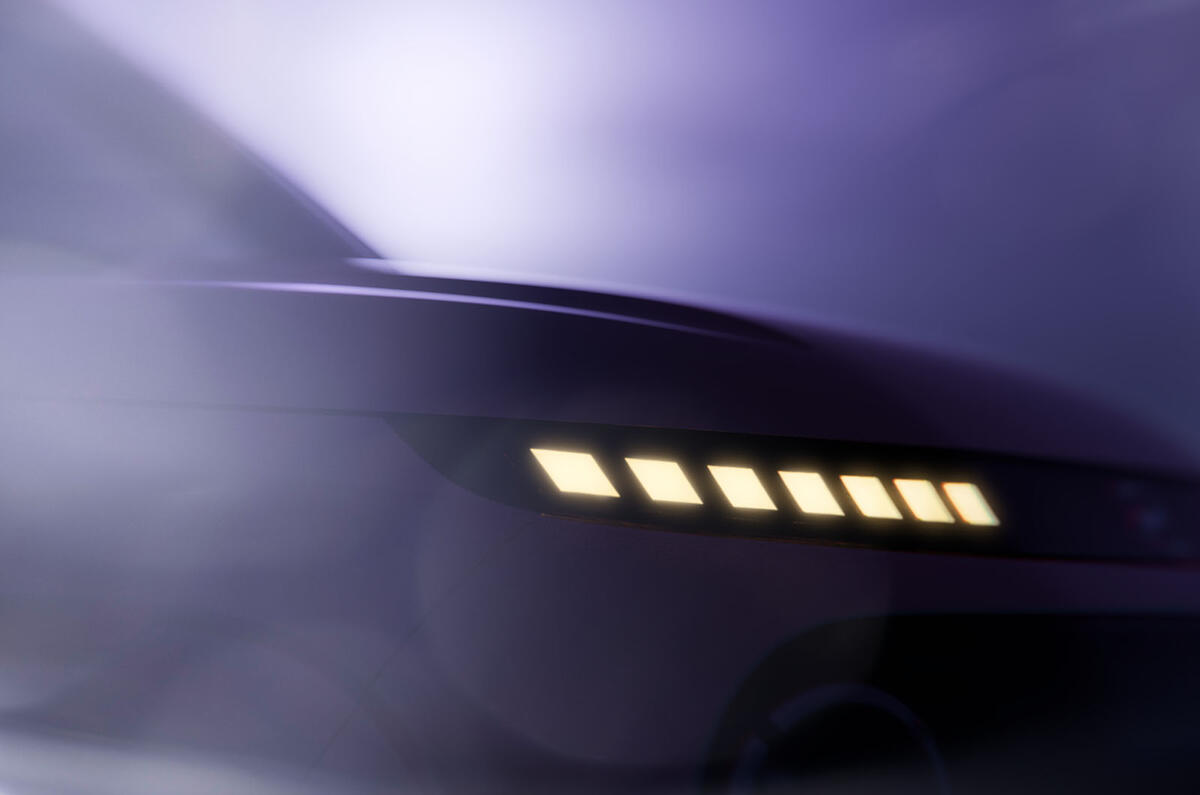 Hyundai Inster teaser front light Hyundai Inster teaser front light