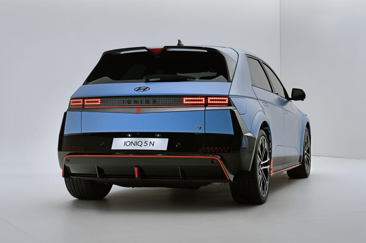 Hyundai Ioniq 5 N 2023 rear Hyundai Ioniq 5 N 2023 rear
