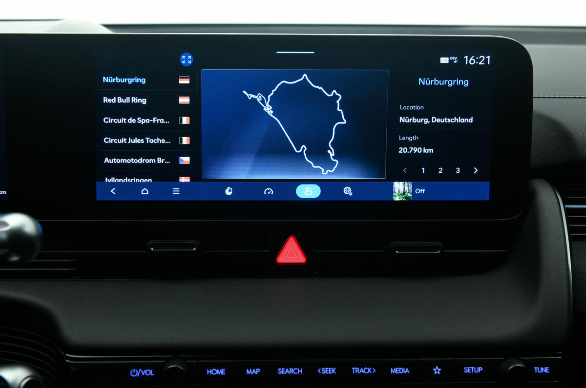 Hyundai Ioniq 5 N 2023 screen Hyundai Ioniq 5 N 2023 screen