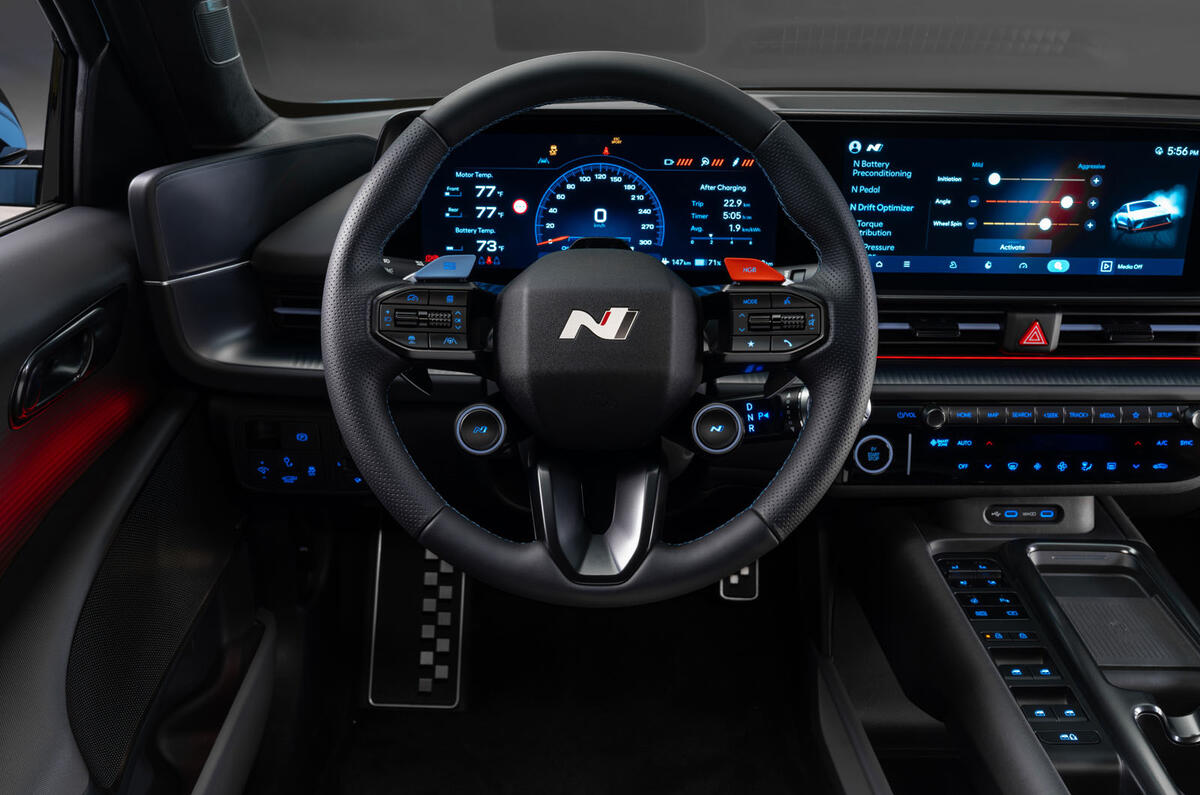 Hyundai Ioniq 6 N dashboard Hyundai Ioniq 6 N dashboard