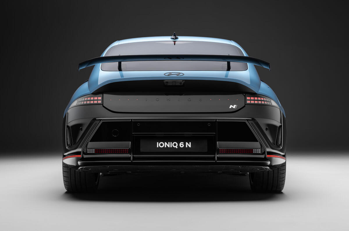 Hyundai Ioniq 6 N rear Hyundai Ioniq 6 N rear