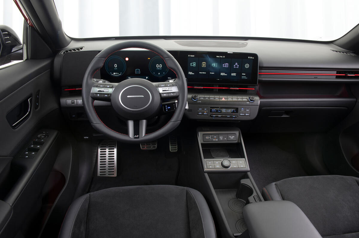 Hyundai Kona 2023 N Line interior