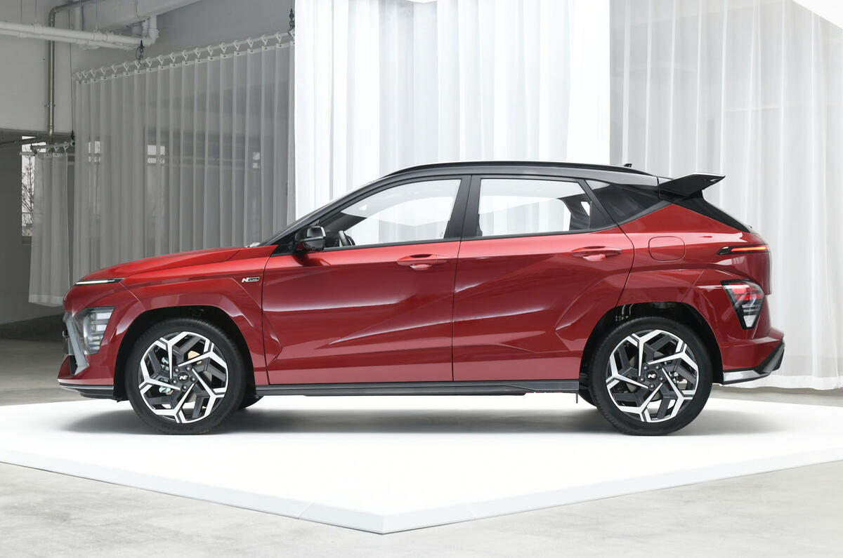 Hyundai Kona 2023 N Line side static