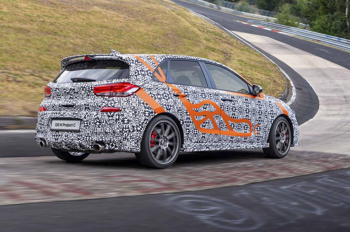 Hyundai I30 N Project C rear