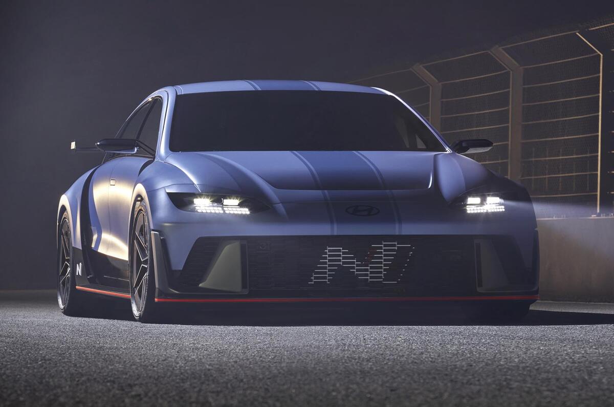 Hyundai RN22e static front three quarters