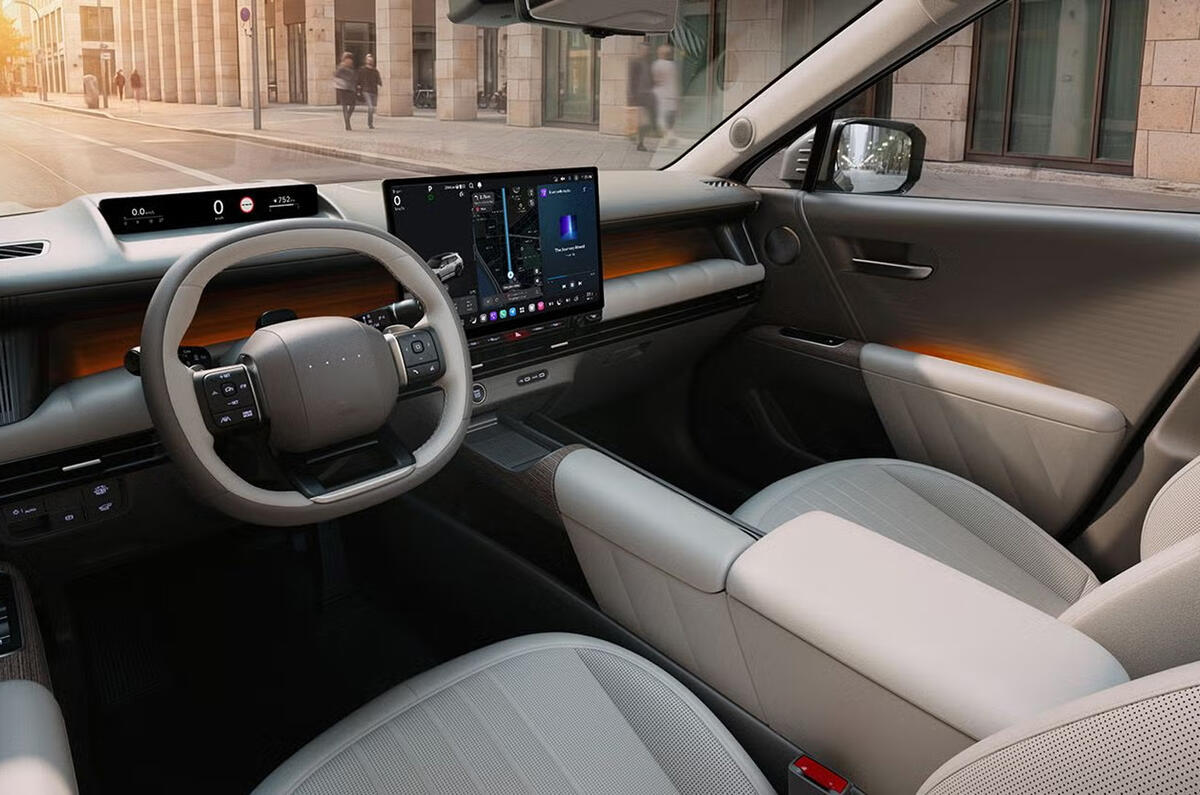 Hyundai Tucson interior, front