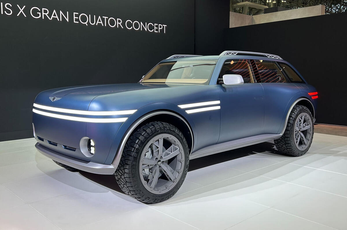 Hyundai X Gran Equator NY motor show front quarter