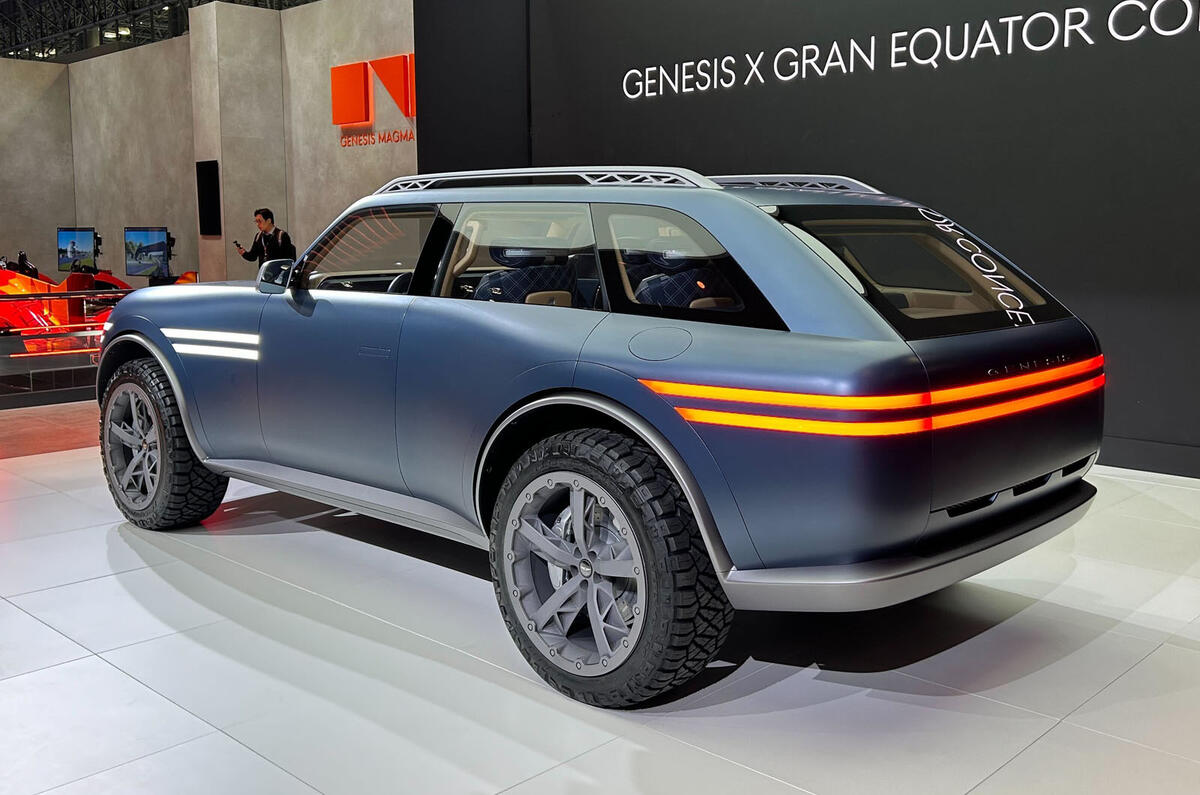 Hyundai X Gran Equator NY motor show rear quarter Hyundai X Gran Equator NY motor show rear quarter