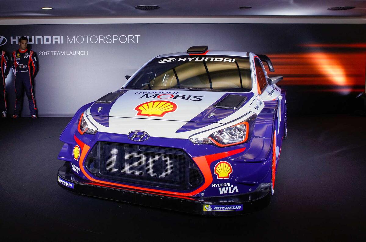2017 Hyundai i20 Coupe WRC car revealed