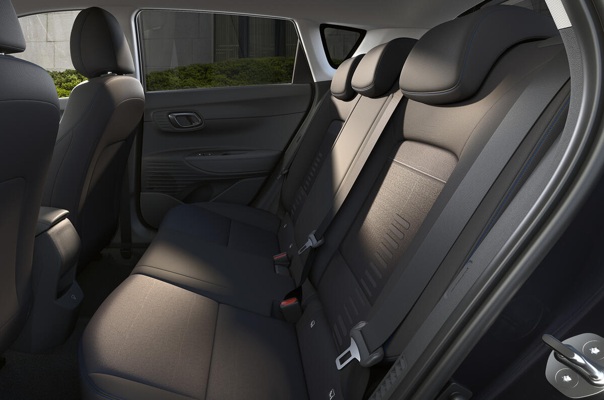 Hyundai Bayon rear seats Hyundai Bayon rear seats