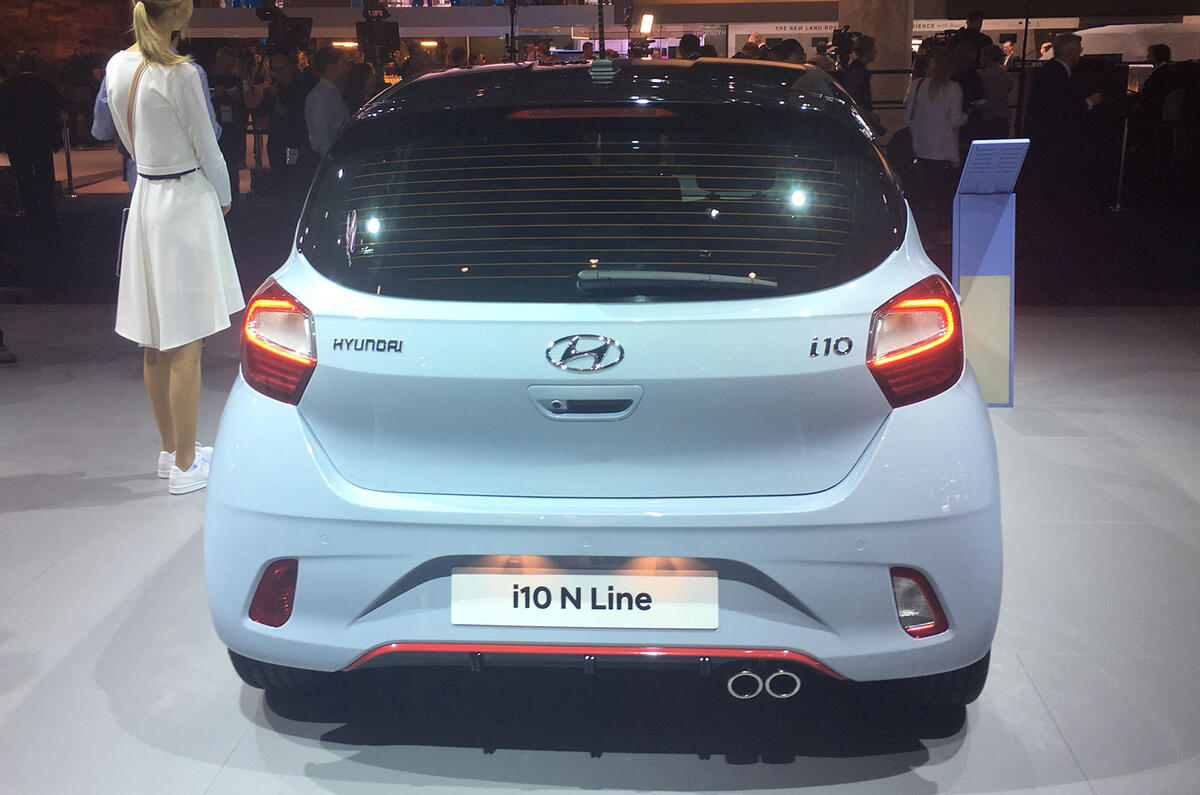 Hyundai i10 N Line at Frankfurt - rear end