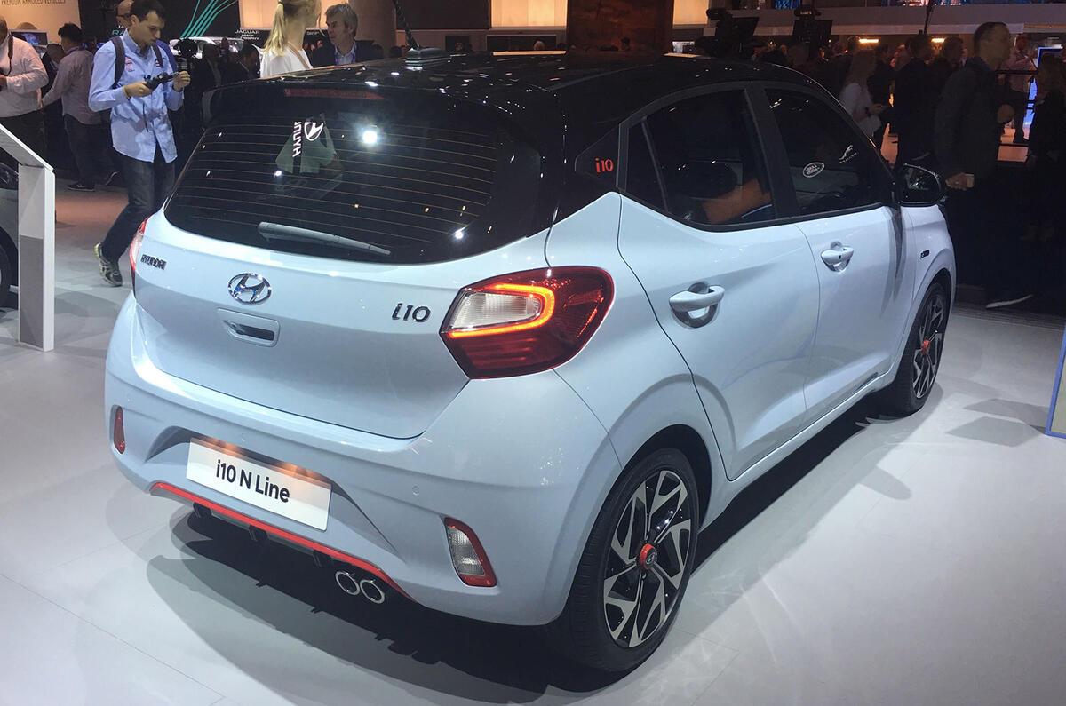 Hyundai i10 N Line at Frankfurt - rear