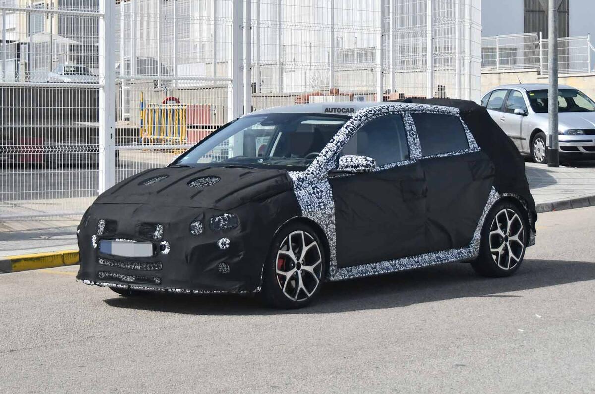 Hyundai i20 N spyshot front side