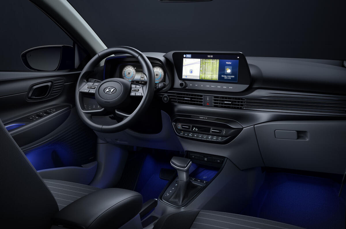 2020 Hyundai i20 unveiling - dashboard