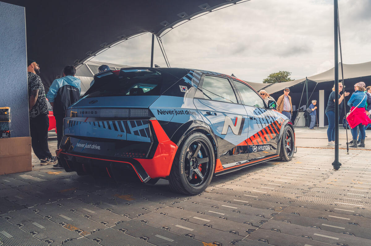 Hyundai Ioniq 5 N Goodwood rear Hyundai Ioniq 5 N Goodwood rear