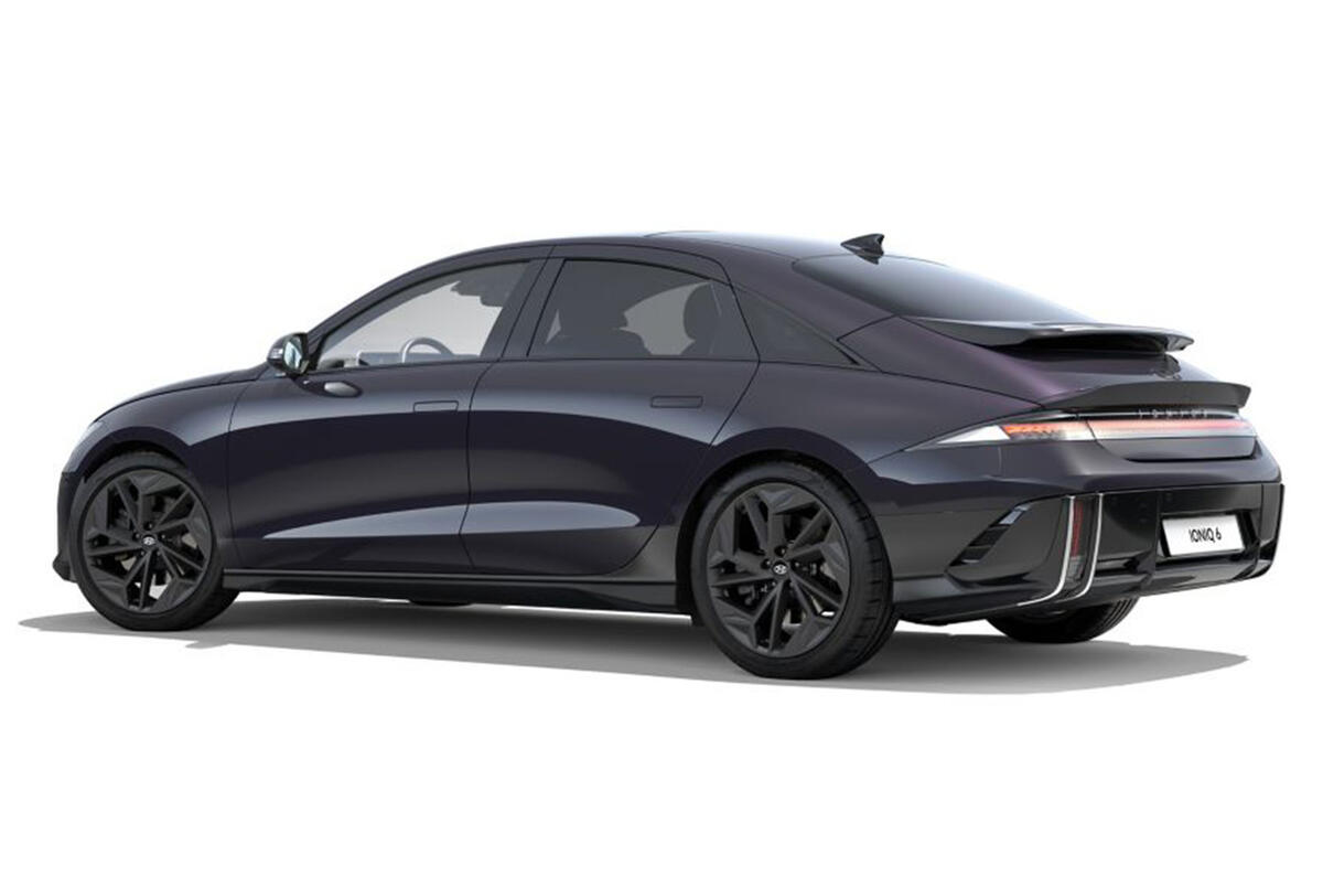 hyundai ioniq 6 first edition rear hyundai ioniq 6 first edition rear