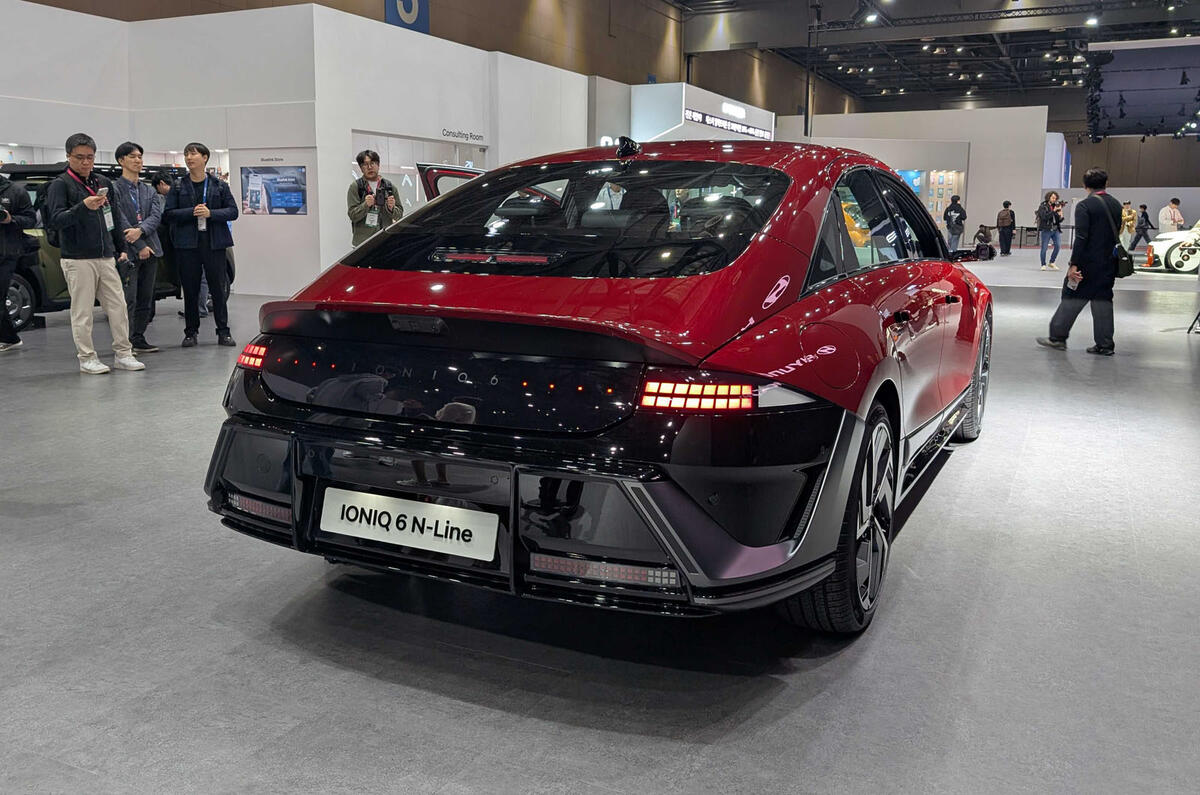 Hyundai Ioniq 6 update rear Hyundai Ioniq 6 update rear