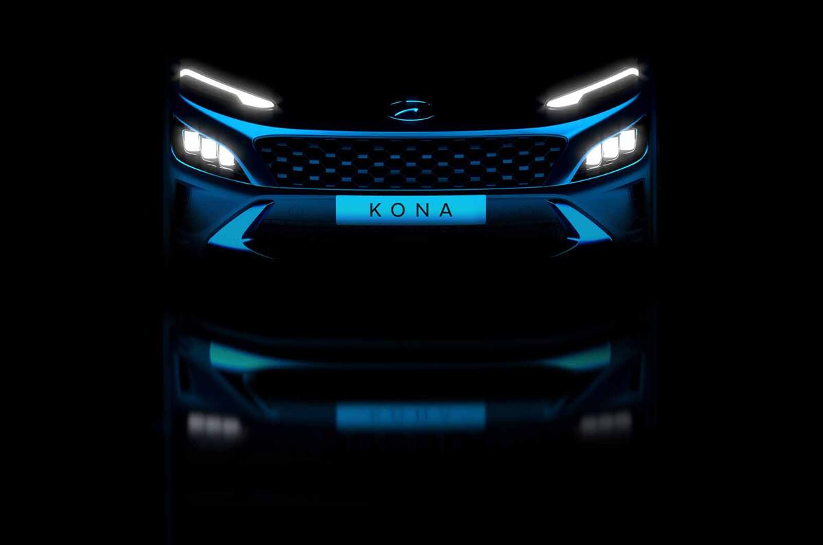 Hyundai Kona facelift preview front