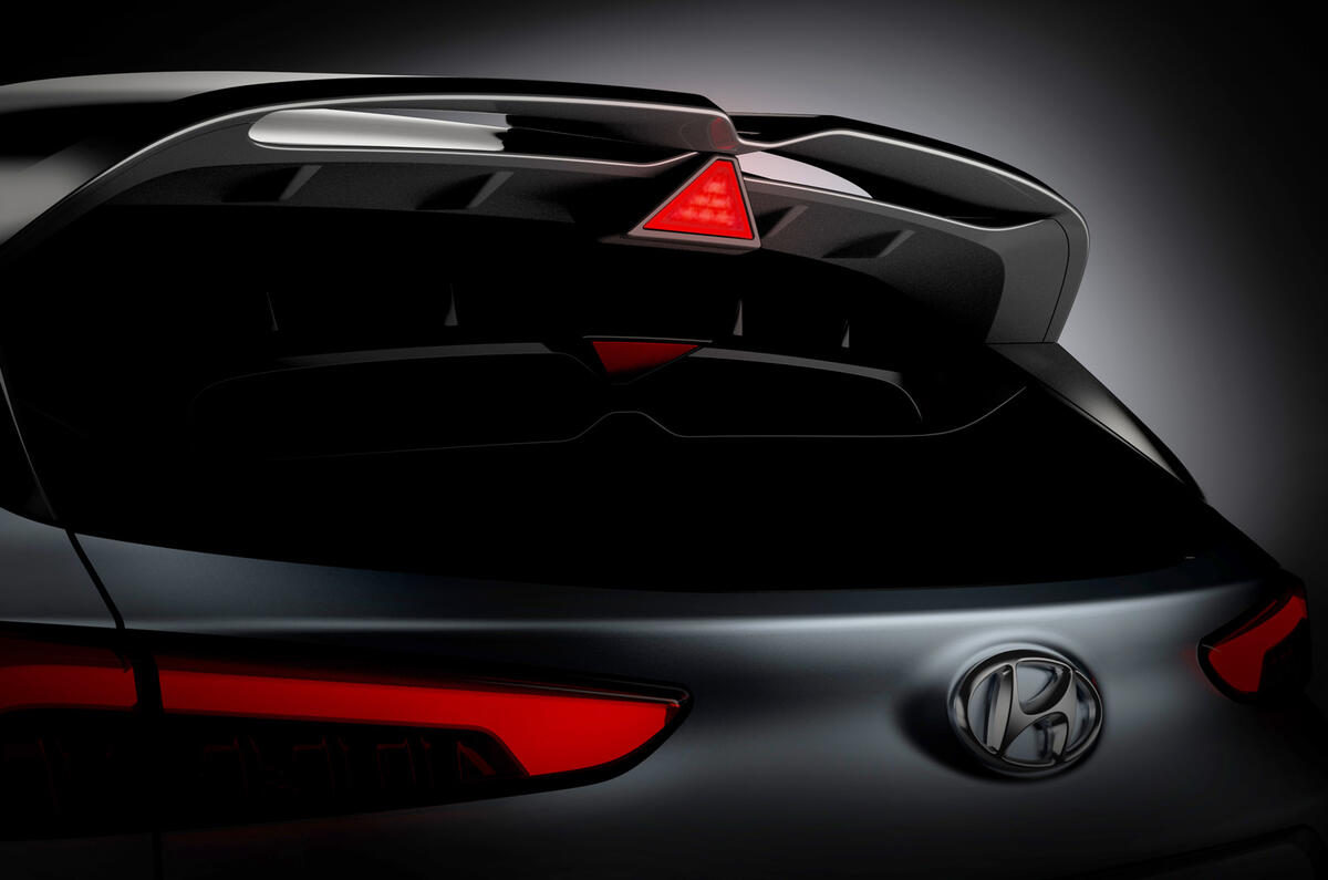 Hyundai KONA N teaser image (2) Hyundai KONA N teaser image (2)