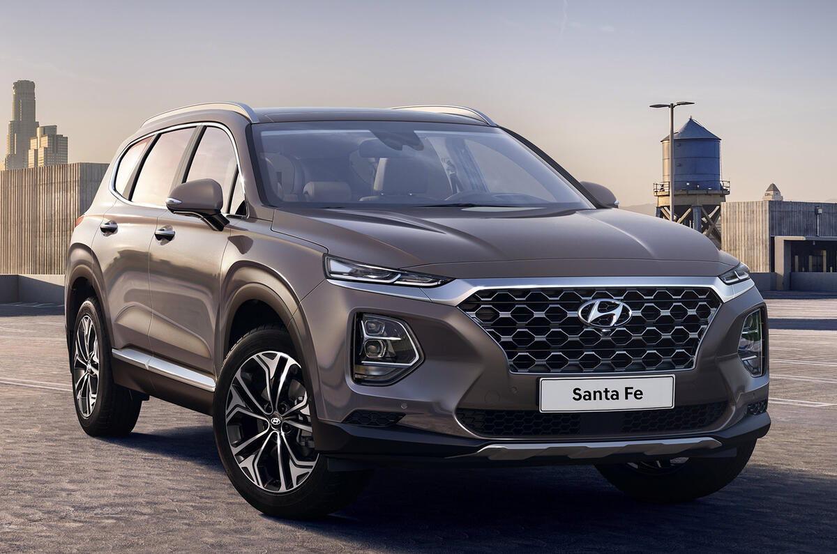 Hyundai new santa fe exterior