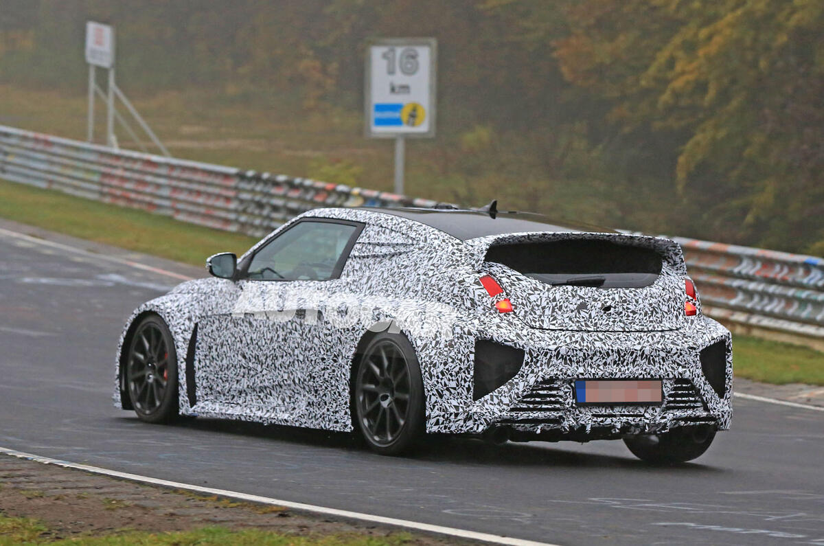 Hyundai RM16 N test mule spotted - track rear
