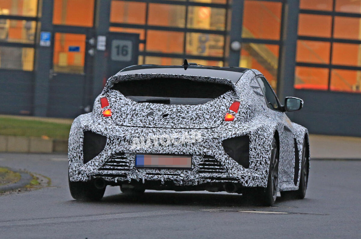 Hyundai RM16 N test mule spotted - rear