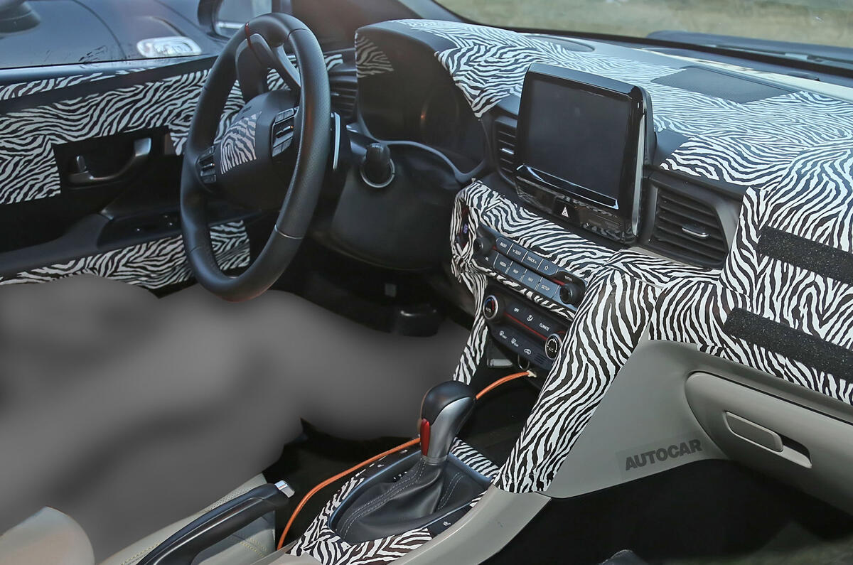 275bhp Hyundai Veloster N: latest sighting reveals interior design