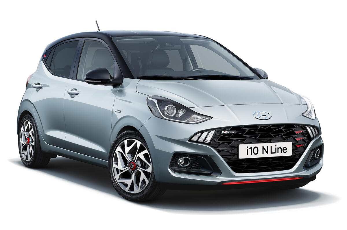 Hyundai i10 N Line official press - front