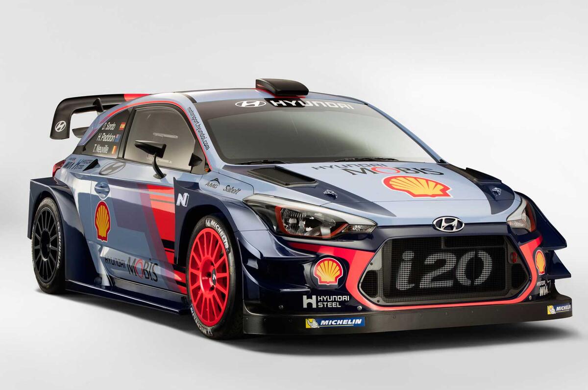 2017 Hyundai i20 Coupe WRC car revealed