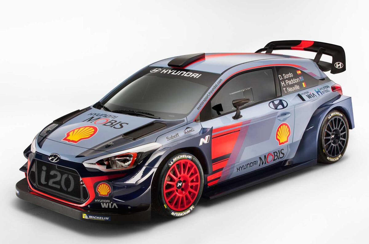 2017 Hyundai i20 Coupe WRC car revealed