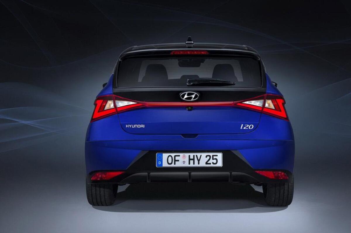 2020 Hyundai i20 leaked images - rear 2020 Hyundai i20 leaked images - rear