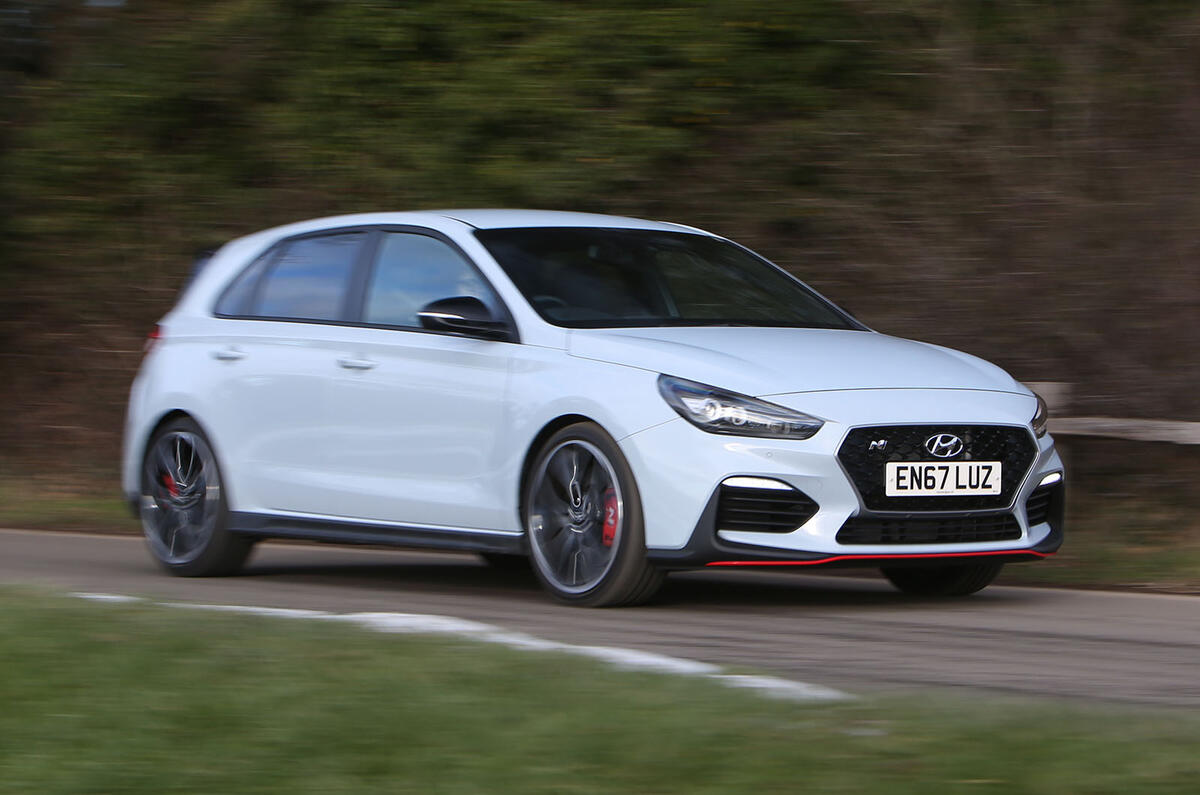 VW Golf GTI vs Hundai i30 N Hyundai driving