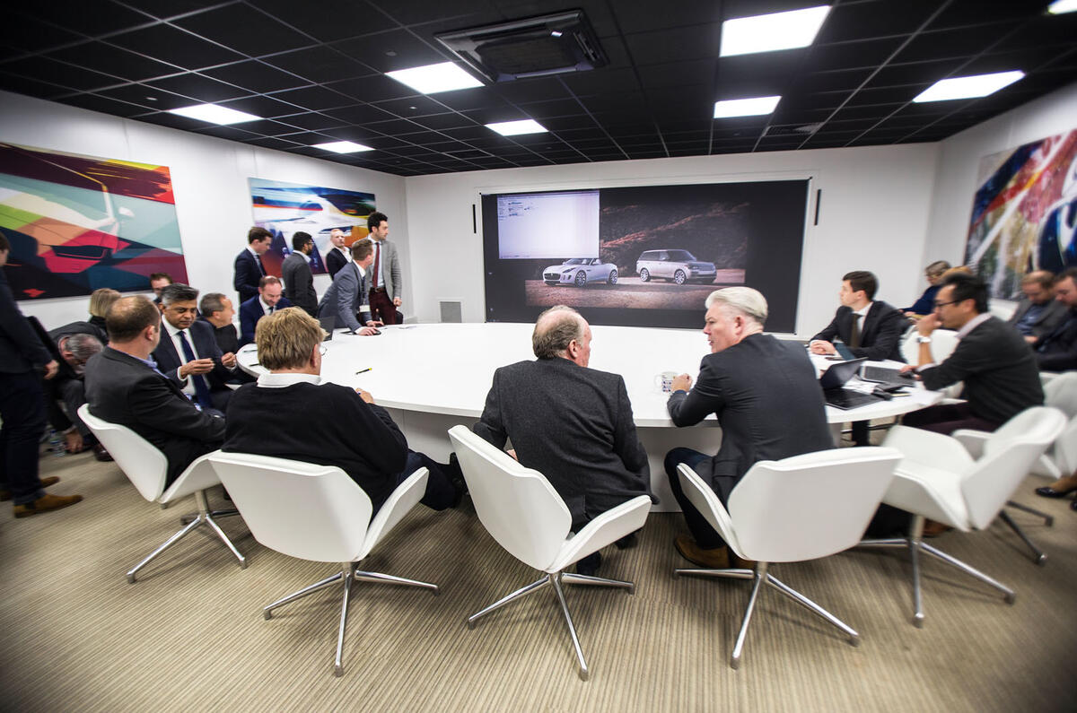 Department bosses meet at the start of 'Design Thursday'