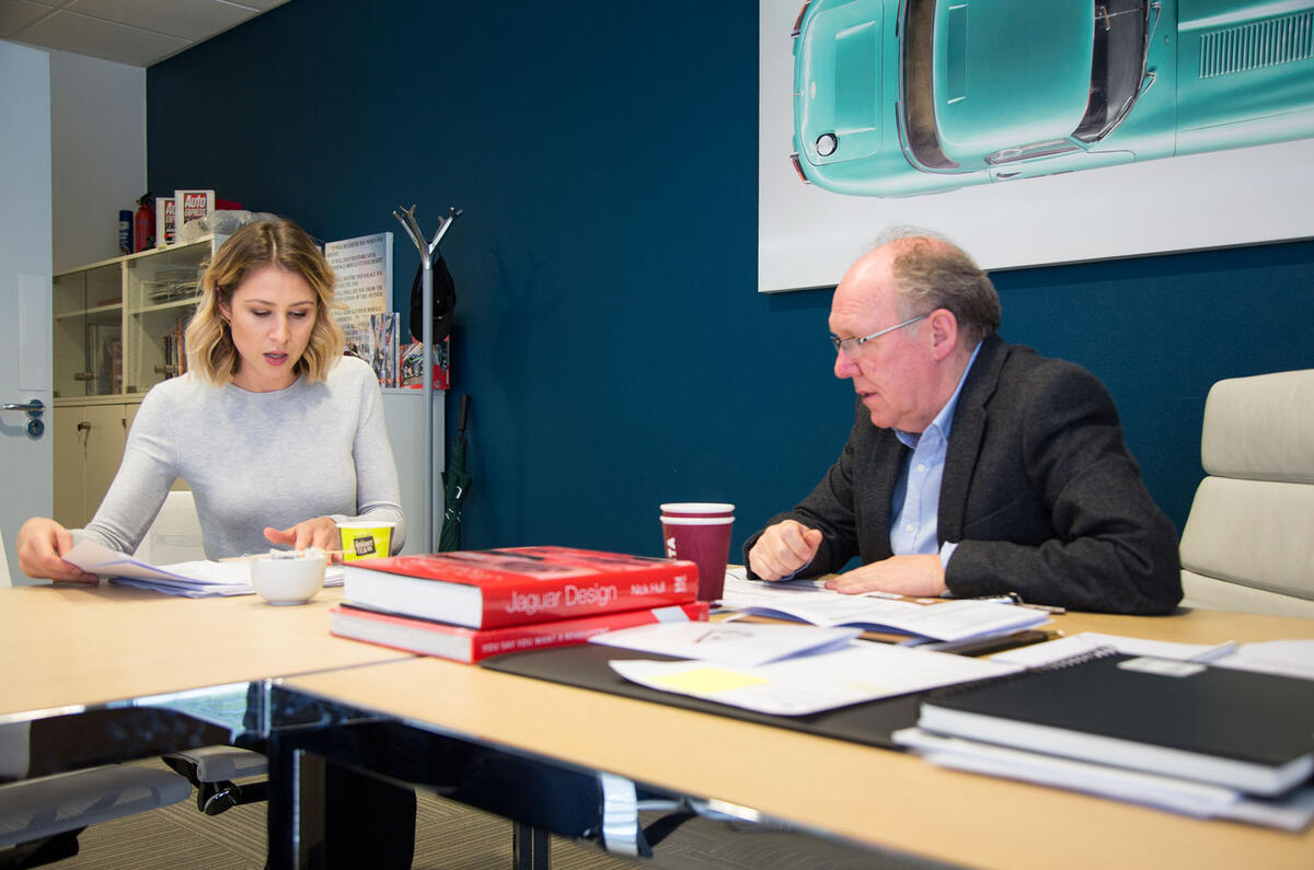 Aimée Hancock briefs Callum about future PR activities