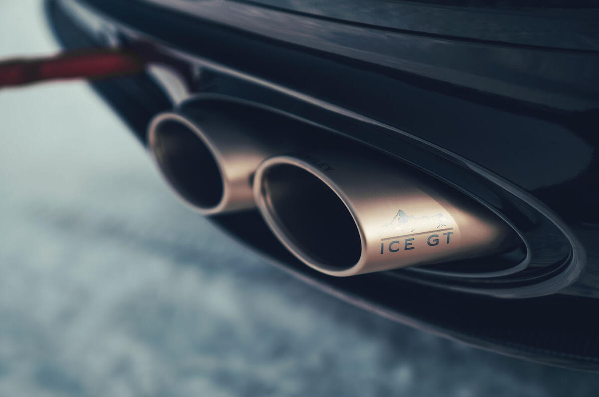 2020 Bentley Ice Race Continental GT - exhaust