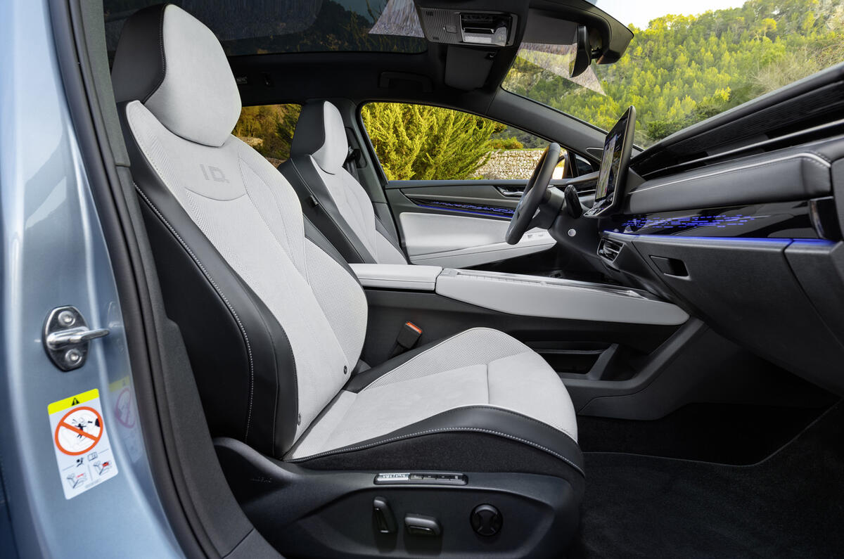 ID 7 Tourer front passenger interior ID 7 Tourer front passenger interior