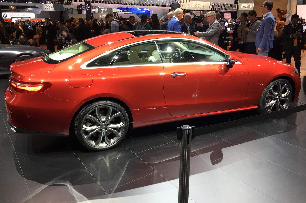 2017 Mercedes-Benz E-Class Coupe makes public debut in Detroit