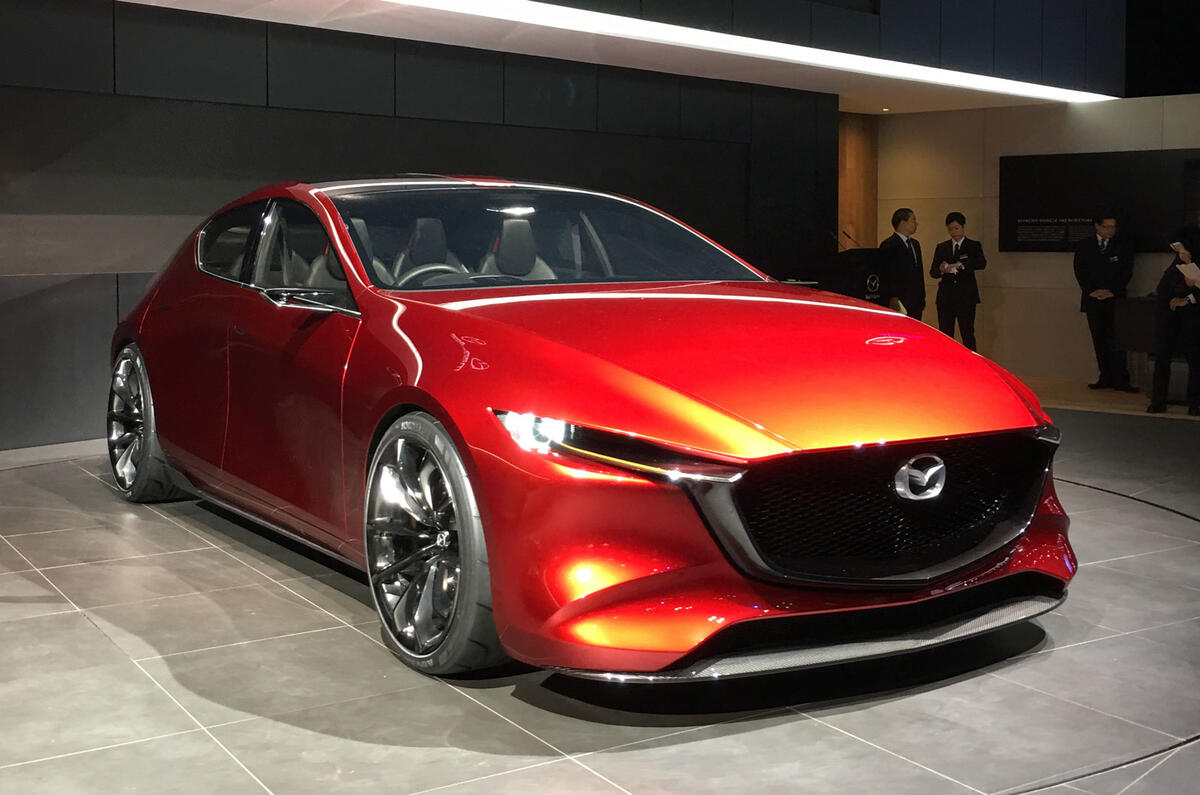 Striking Mazda Kai concept previews new 3 hatch for 2019