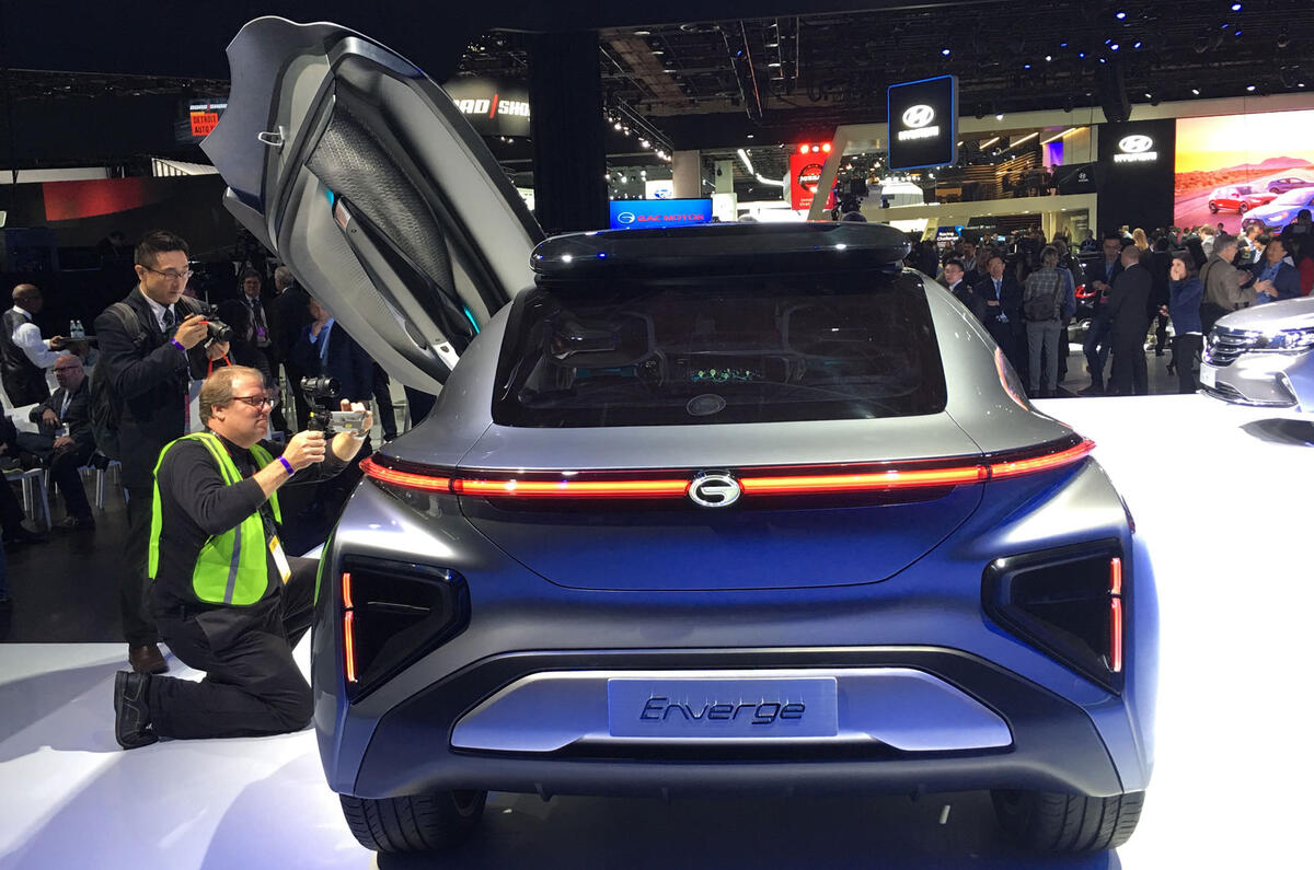 GAC Enverge electric SUV concept revealed ahead of US launch