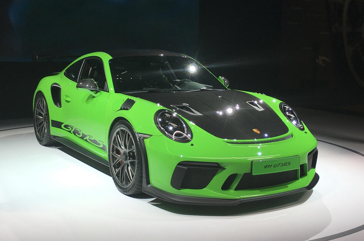 2018 Porsche 911 GT3 RS: Weissach pack revealed with 29kg weight loss