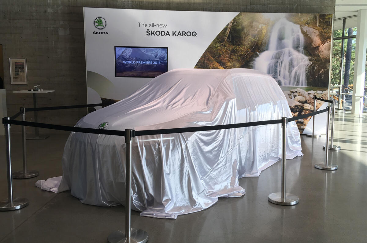 Skoda Karoq to be revealed at 7pm today