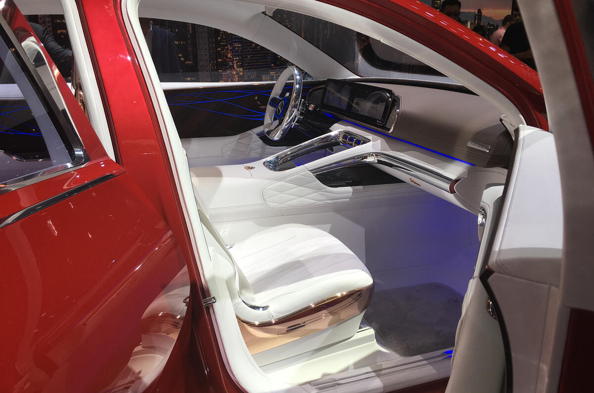 Mercedes-Maybach Vision Ultimate Luxury electric SUV concept revealed