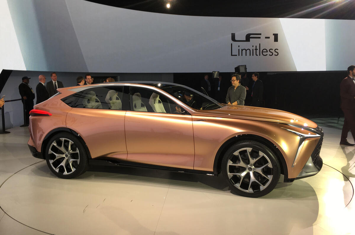 Lexus LF-1 Limitless previews flagship Road Rover rival