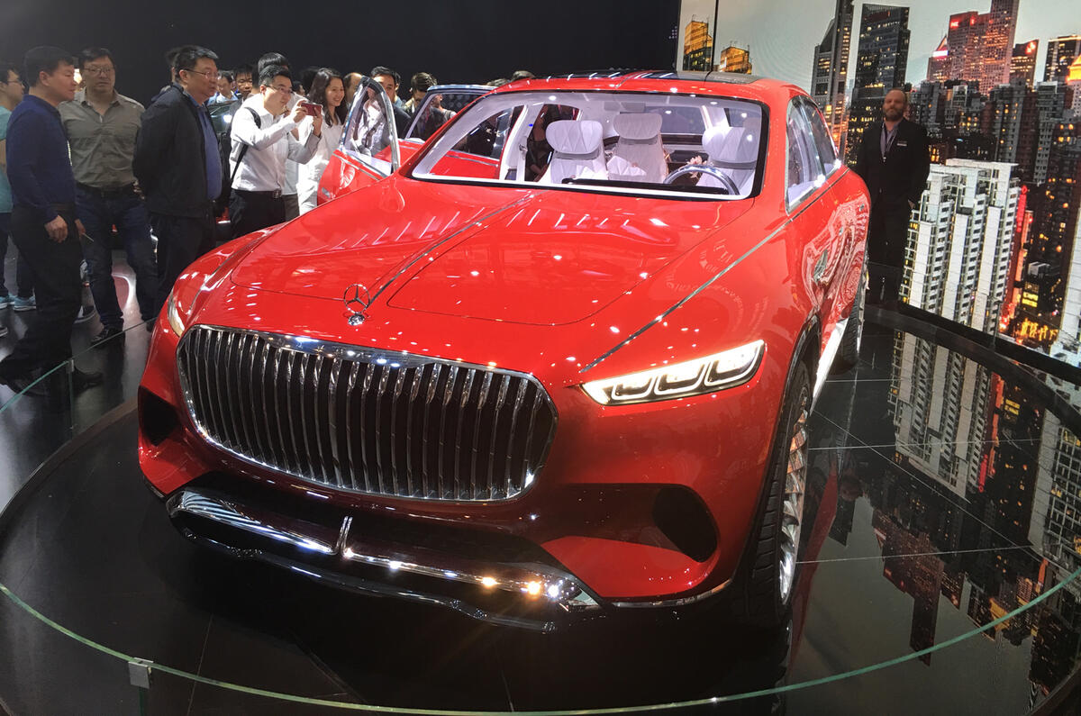Mercedes-Maybach Vision Ultimate Luxury electric SUV concept revealed