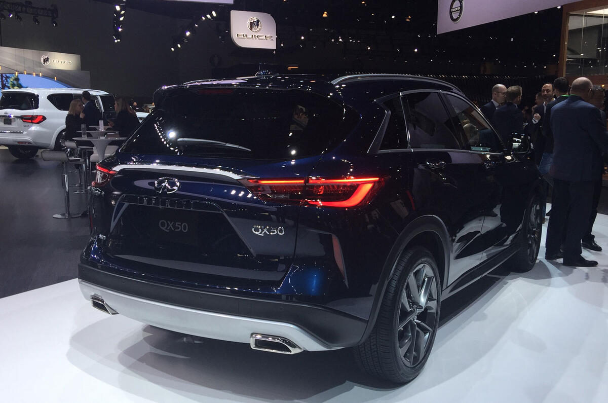 New Infiniti QX50 targets Europe with variable compression ratio engine