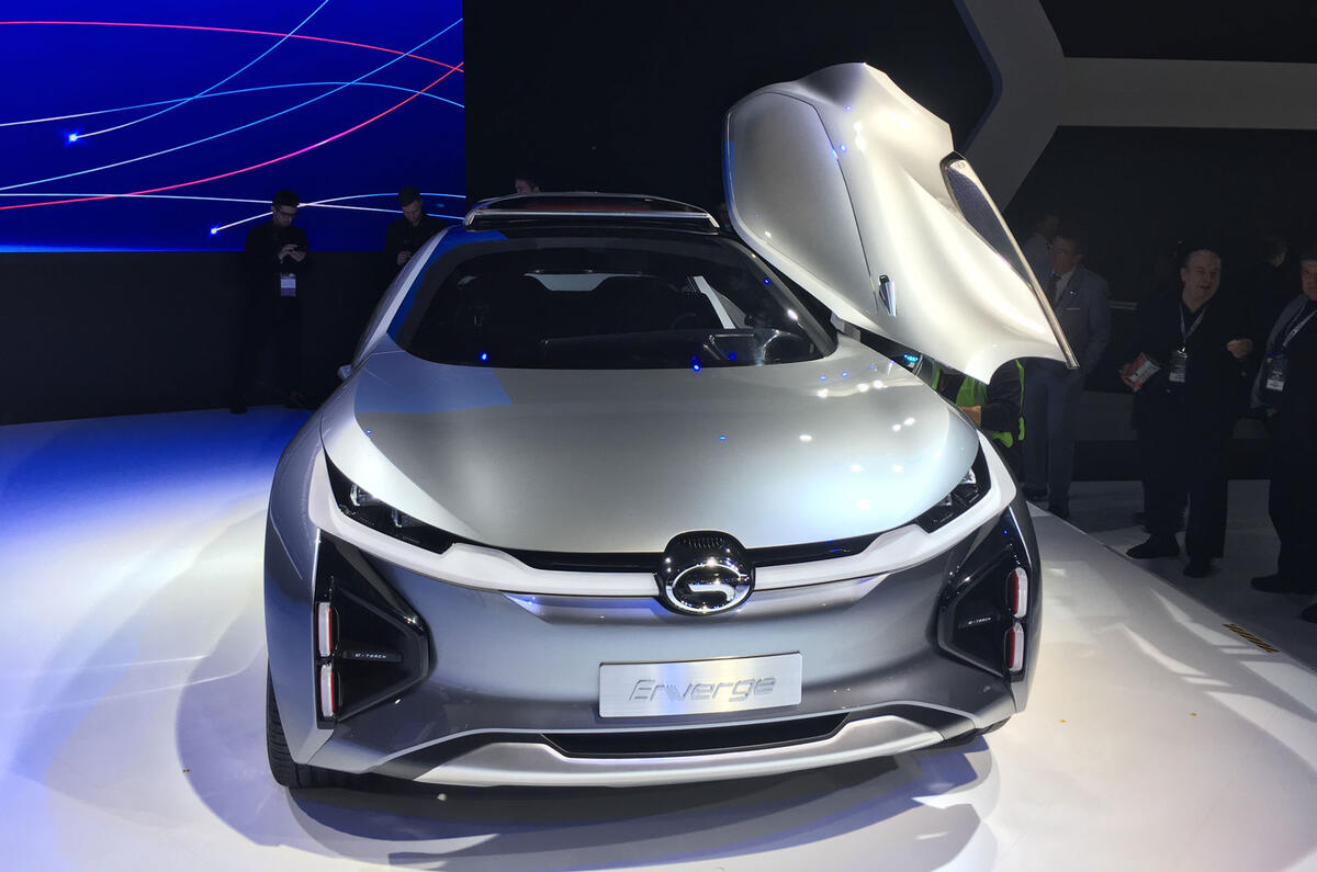 GAC Enverge electric SUV concept revealed ahead of US launch